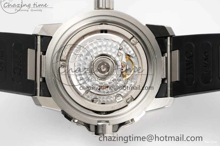 MIROTIME 0311 TechFriendly Aquatimer SS IW3290 RSF 1:1 Best Edition Black Dial on Black Rubber Strap A 7076